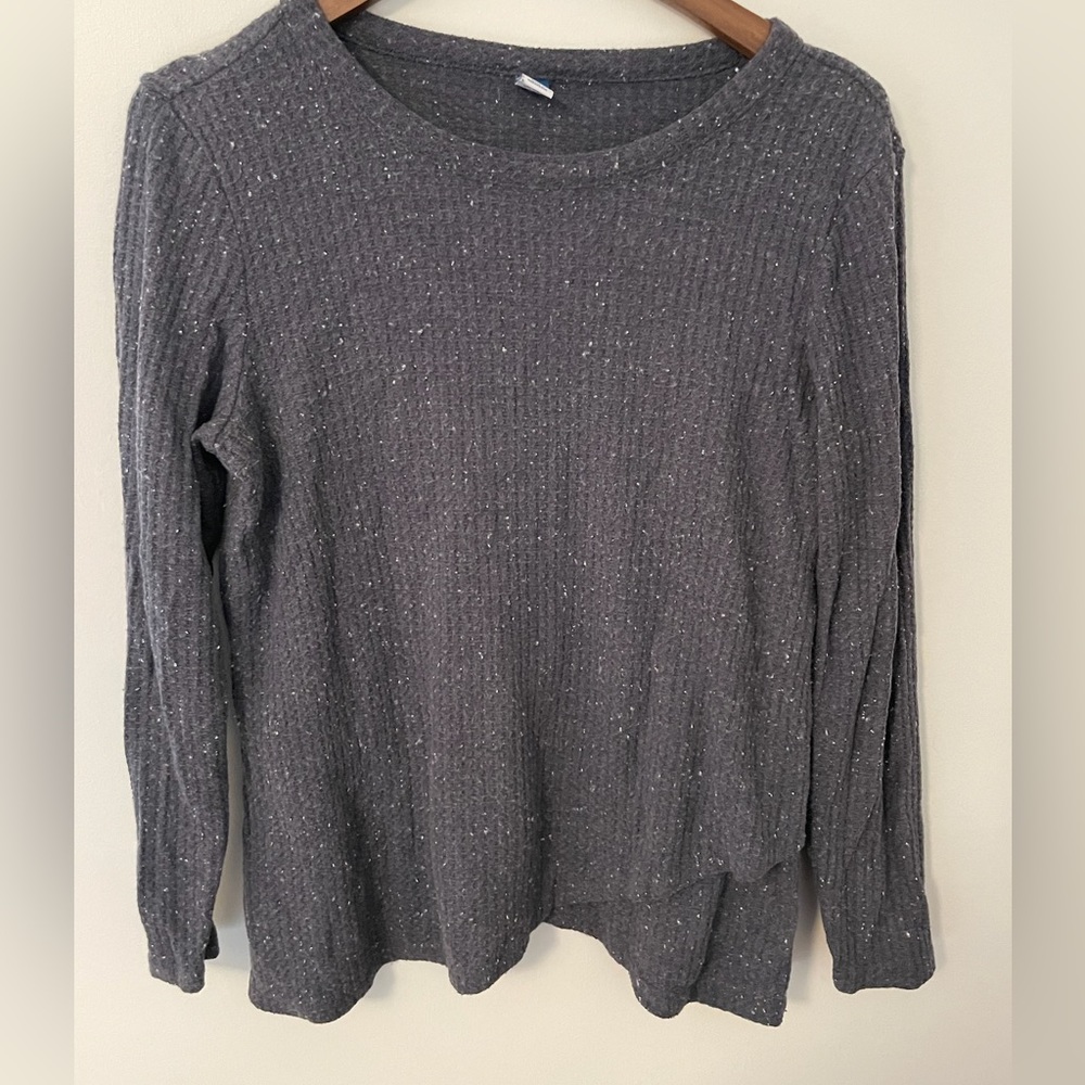 Old Navy Maternity/Nursing Wrap Front Long Sleeve T-Shirt Size M